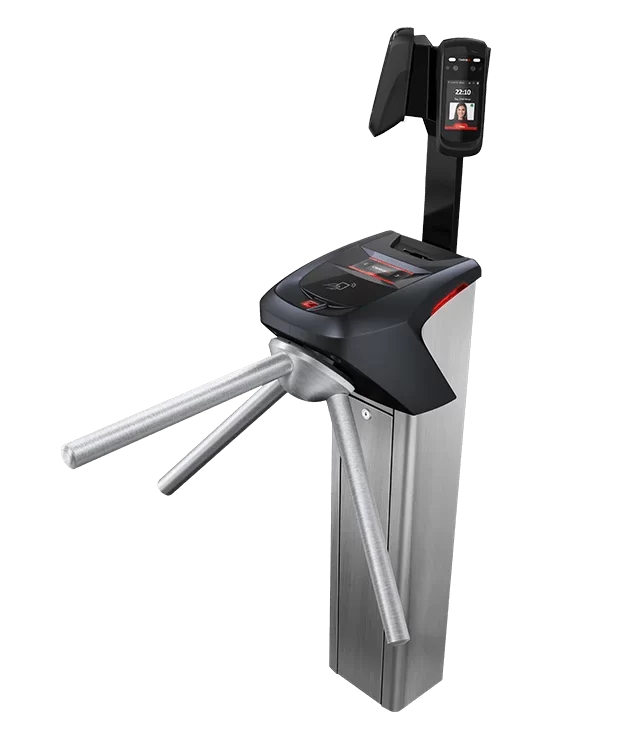 imagem de catraca eletrônica com leitor facial