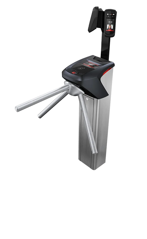 Catraca com leitor facial da Control Id