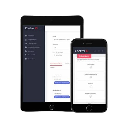 Ilustração do sisema control id